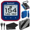 Wearable4U Bushnell Phantom 3 Slope GPS Golf Red/Blue with Slope Technology, Touchscreen, Magnetic Cart Mount with Power Bank and Towel Bundle view 1