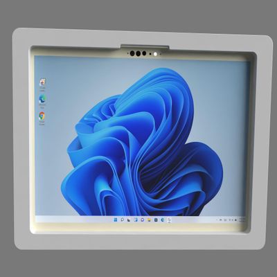 TABcare Security Anti-Theft Acrylic Case for Dell Latitude 13 2-in-1 7350 Detachable Tablet with Wall Mount Kit (White, Latitude 13 2-in-1 7350 Detachable)