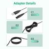 FITE ON Power Charging Cable Compatible with Compatible with MOSPRO, iTeknic Portable Cordless Oral Irrigator Dental Water Flosser Travel Power Cord view 2