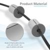 Solaradgy Cable Grommet Routing Kit, Wall Grommets for Cables 1 Inch Rubber Grommet Cable Routing Kit Gray Wall Grommet for Starlink Cable Routing Kit for Wall Cable Pass Through Grommet (60) (12) view 2