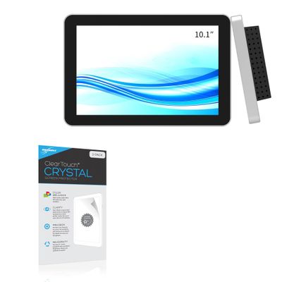 BoxWave Screen Protector Compatible with GreenTouch Multi PCAP Touch Screen Monitor (10.1 in) - ClearTouch Crystal (2-Pack), HD Film Skin - Shields from Scratches