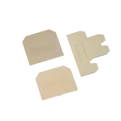 10Pcs SAK Type Terminal Block Accessories Din Rail Terminal Blocks End Cover Plate AP(AP-2.5)