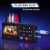 Portta VHS to Digital Converter, Video to Digital Recorder with Remote, Compatible with VHS, VCR, DVR, DVD, Hi8, Mini DV Players, Camcorder, Gaming Consoles (Tapes/DVD Player Not Included) view 3