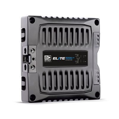 BANDA Audioparts ELITE2000.42OHMS Car Audio Amp 2-Ohm Elite 2000.4 Four Channel 500 Watts Max Class D Audio Amplifier Black - 2000.42OHM