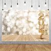 Leyiyi 15x8ft Vinyl Photography Backdrops Happy New Year 2027 Background Wooden Bokeh Light Spot Dreamy Paillette Twinkle New Year Eve Christmas Family Party Adults Shooting Props view 4