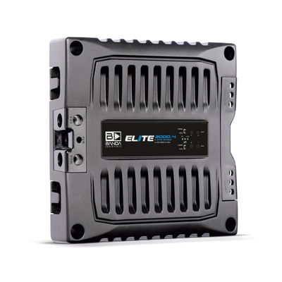 BANDA Audioparts ELITE2000.41OHM Class D Audio Amplifier Elite 2000.4 Four Channel 500 Watts Max 1-Ohm Car Audio Amp Black