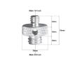 BMFJJWY 3/8-16 Inch to 1/4" 5/8 M4 M5 M6 M8 M10 M12 Male Screw Universal Camera Tripod Mount Adapter Outer Thread for DSLR(CS004) view 2