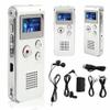 DirectNine Basics 8GB Rechargeable Digital Audio/Sound/Voice Recorder Dictaphone MP3 Player RTfor Lectures, Meetings, Interviews Recording Device Tape Recorder (Silver) view 3