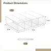3 Pack 4-tier Clear Plastic Cable Organizer Drawer, Acrylic Sunglasses Organizers, Cable Management Box, Power Cord Storage Boxes with 30 Elastic Cable Ties view 2