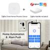 Presence Sensor, WenzhiIoT Smart Motion Sensor Zigbee 5.8 GHz Radar MmWave Presence Sensor Movement Body Motion Detection with Luminance/Distance Tuya Smart Life Home Assistant view 3
