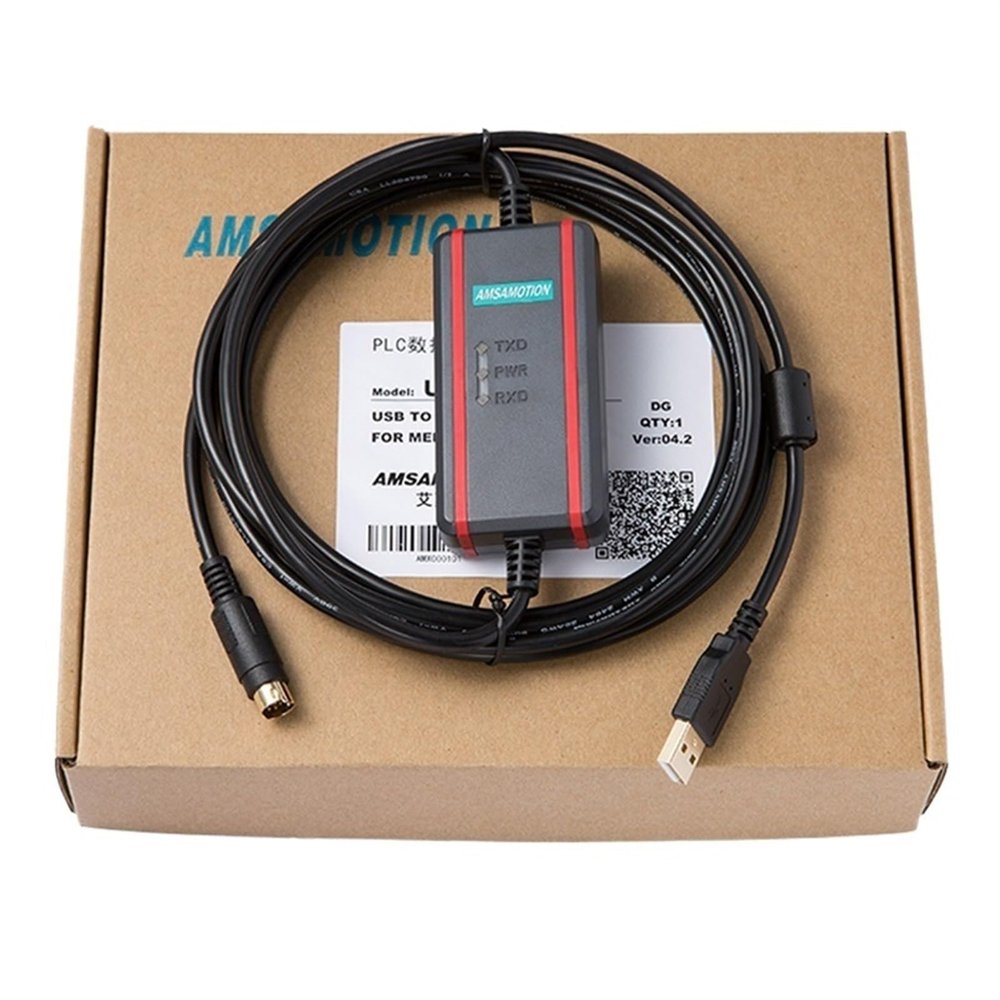 ETURBEV Suitable for FP0/FP2/FPX/FPG Series PLC Programming Cable Data Download Cable USB-AFC8513(Black)