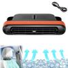 PNZLZIA Autopulsex Vehicle Fan,Autopulsex Car Fan Seat Cooling Fan,USB Car Headrest Fan,Portable Car Backseat Air Conditioner (Brown) view 1