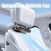PNZLZIA Autopulsex Vehicle Fan,Autopulsex Car Fan Seat Cooling Fan,USB Car Headrest Fan,Portable Car Backseat Air Conditioner (Brown) view 2