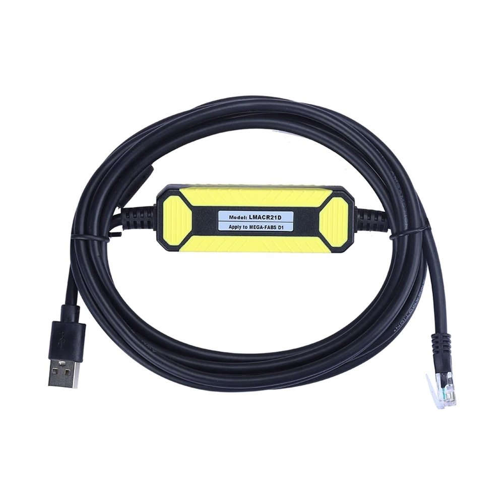 ETURBEV LMACR21D Suitable for Mega-Fabs Servo Drive Debugging Cable USB Data Download Wire CP2102 Chip