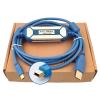 Q Series PLC Programming Cable Q06UDEH/Q03UDE Data Download Cable USB-MINI Aimoxun(Magnetic Isolation chip 2 Meters) view 1