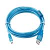 Q Series PLC Programming Cable Q06UDEH/Q03UDE Data Download Cable USB-MINI Aimoxun(Magnetic Isolation chip 2 Meters) view 2