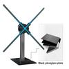 3DHologramFanwith Stand, 52cm 3DHologram Projector HD LED ResolutionAdvertising Display with Remote and Bluetooth and WiFi,700 Video Library and for Business,Bar,Halloween Missyou 20.5 Inch view 4