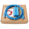 ETURBEV Compatible with Q Series PLC Programming Cable Q00CPU Q06H Q02H Data Download Cable USB-QC30R2(Gold Plated Connector) view 2