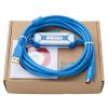 ETURBEV Compatible with Q Series PLC Programming Cable Q00CPU Q06H Q02H Data Download Cable USB-QC30R2(Gold Plated Connector) view 3
