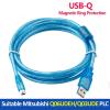 ETURBEV USB-GV Suitable G110 G120 G120C VFD Servo V90 Debugging Cable Download Line(3m), Blue (Magnetic ring) view 4