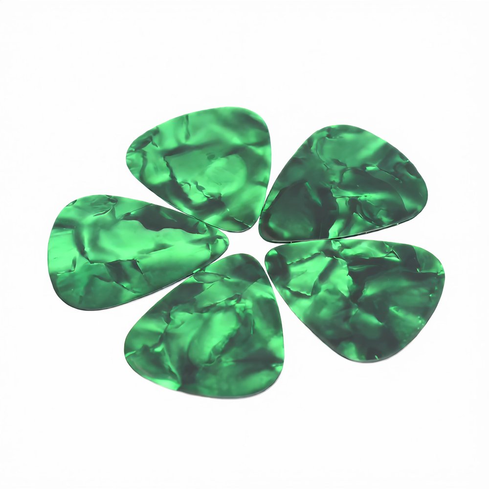 30pcs Plastic Triangle Mobile Phone Repair Tools Kit Tablet Laptop Smartphone Disassemble Teardown Opener Repairing Opening Tool Guitar Picks (Green)