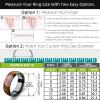 T5577 Chip Epoxy Wood Grain Ceramic Rewritable 125kHz RFID Smart Finger Ring for Clone TK4100 or EM4100 Keycards (US#6 53MM) view 3