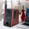 EKBBBYE Active 2.0 Bookshelf Speakers Set Wooden Speaker 66W RMS Dual RCA Inputs with Remote Control view 3