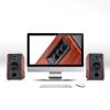 EKBBBYE Active 2.0 Bookshelf Speakers Set Wooden Speaker 66W RMS Dual RCA Inputs with Remote Control view 4