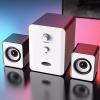 EKBBBYE Desktop Computer Speaker Home Desktop Subwoofer Wired Mini Speaker 2.1 USB Small Speaker view 3