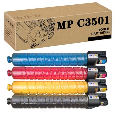 PUCIO 842047 842046 842045 842044 High Capacity Toner Cartridge Compatible for Ricoh MPC3001 MPC3501 MPC3501C Printers 4color