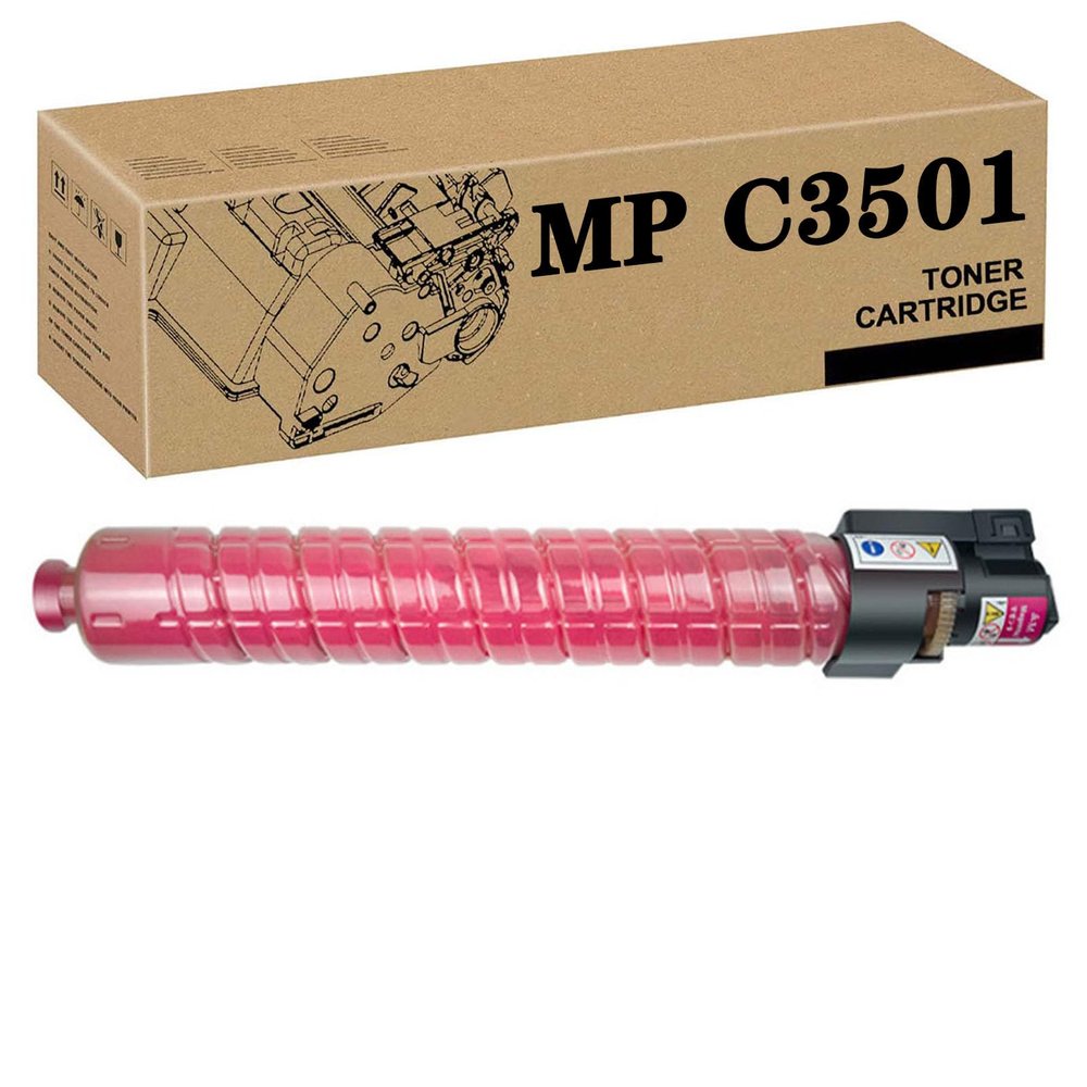 PUCIO 841420 841423 841422 841421 High Capacity Toner Cartridge Compatible for Ricoh MPC3001 MPC3501 MPC3501C Printers Magenta*1