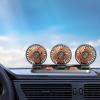 DirectNine Basics Portable Car Cooling Fan with Triple Head Design for Efficient Air Circulation, 24V 16w view 2