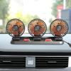 DirectNine Basics Portable Car Cooling Fan with Triple Head Design for Efficient Air Circulation, 24V 16w view 3