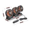 DirectNine Basics Portable Car Cooling Fan with Triple Head Design for Efficient Air Circulation, 24V 16w view 4
