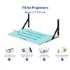 AREAJD Black White Small Mini Projector Shelf for Wall, Cable Box / Router Shelf,Floating Projector Mount, Holder Stand Accessories view 2
