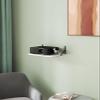 AREAJD Black White Small Mini Projector Shelf for Wall, Cable Box / Router Shelf,Floating Projector Mount, Holder Stand Accessories view 4