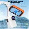 AOTULIGHT 4K 30FPS 24MP Action Camera  16FT Underwater with Floating Strap & 64 GB Card, 30MP, 18X Zoom, Rechargeable Waterproof Cam (Blue) view 2