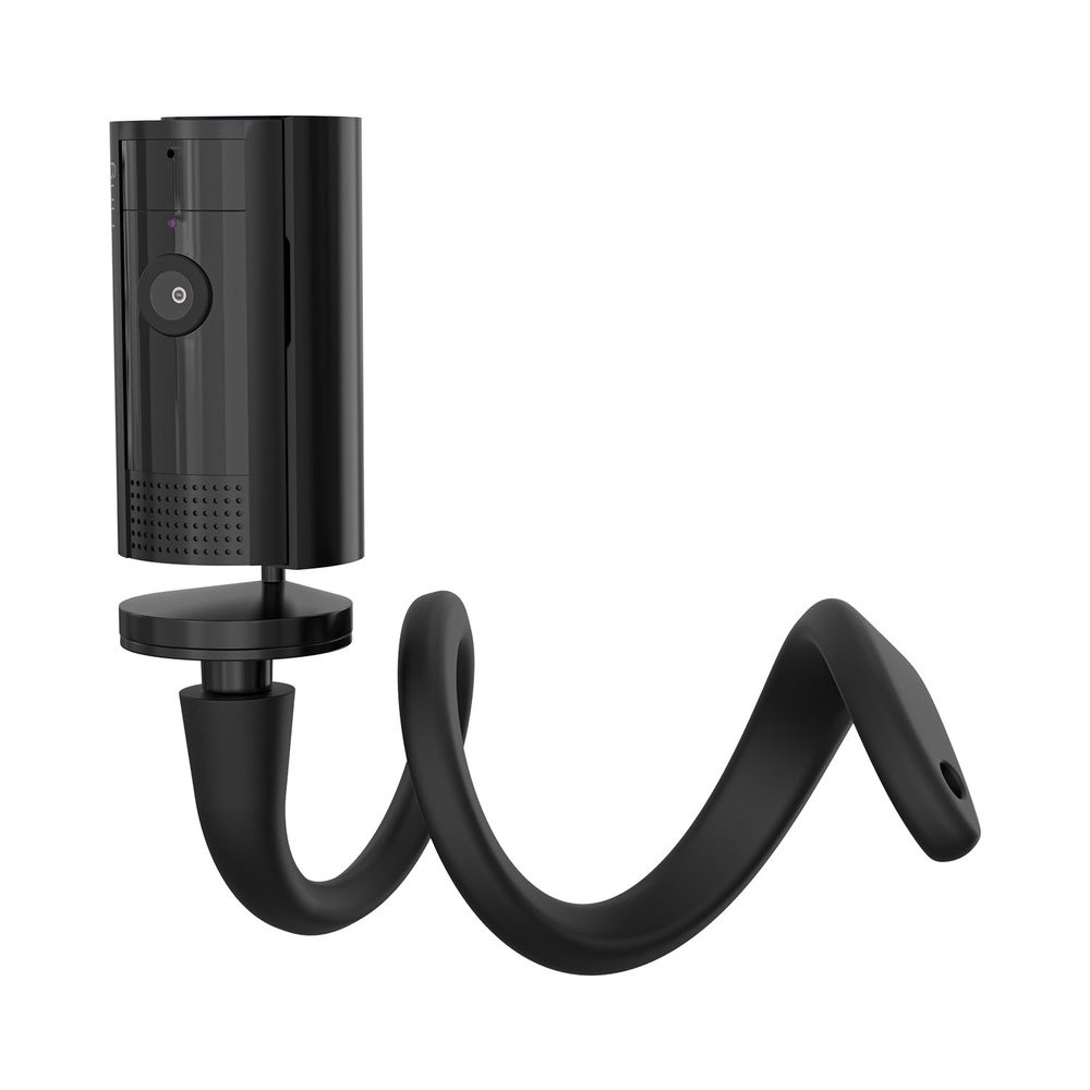 Holicfun Flexible Twist Mount for Ring Indoor Cam Plus and Indoor Cam (2nd Gen) - Black