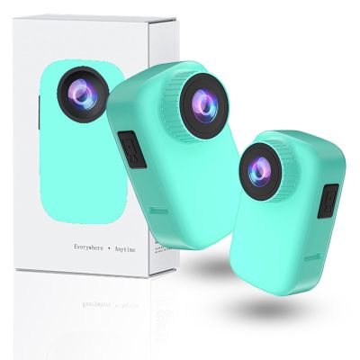AOTULIGHT 4K 30FPS 24MP Action Camera 16FT Underwater with Floating Strap & 64 GB Card, 30MP, 18X Zoom, Rechargeable Waterproof Cam (Green)