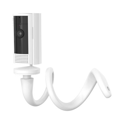 Holicfun Flexible Twist Mount for Ring Indoor Cam Plus and Indoor Cam (2nd Gen) - White