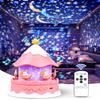 21 Sets of Films, Projector Night Light for Kids Bedroom, Ceiling, 13 Soothing Sound, Baby Star Galaxy Projector, Remote Night Lights for Girls Kids with Music Timer 360Rotation, Nursery, Room Decor view 1