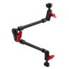 22 Inch Length Articulating Arm with Multi Angle Adjustment, All Aluminum Construction for Camera Phone, LED Light Moniter, Microphone, Action Camera, Universal Type view 1