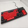 104 Keys Double Shot ABS Translucnt Backlit Keycap OEM Profile Keyset, for Logitech G610 GPROX G512C K845 K835 Mechanical Gaming Keyboards,Only Keycaps (Red & Black) view 1