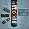 3-in-1 Universal IR Learning Remote for TV DVD CD DVR Satellite Receiver CATV Box view 3