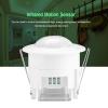 Infrared Motion Sensor Switch, 360 Ceiling Mount Detector, Energy Saving with Adjustable Time Delay, for Indoor Use ABS White view 3