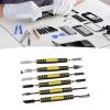 6Pcs Dual Ends Metal Spudger Set, Spudger Opening Pry Tool Prying Opening Repair Tool Kit Phone Repair Tool Kit for Electronic Maintenance view 3