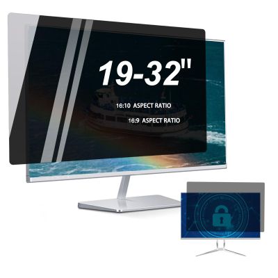 TYLGDSGS 19-32" Privacy Screen Filter. Anti Glare Film Protector Film for Data confidentiality,Suitable for The Office, Conference Room, guesthouse, Workshop and so on.,Matte,19" Widescreen(16:10)