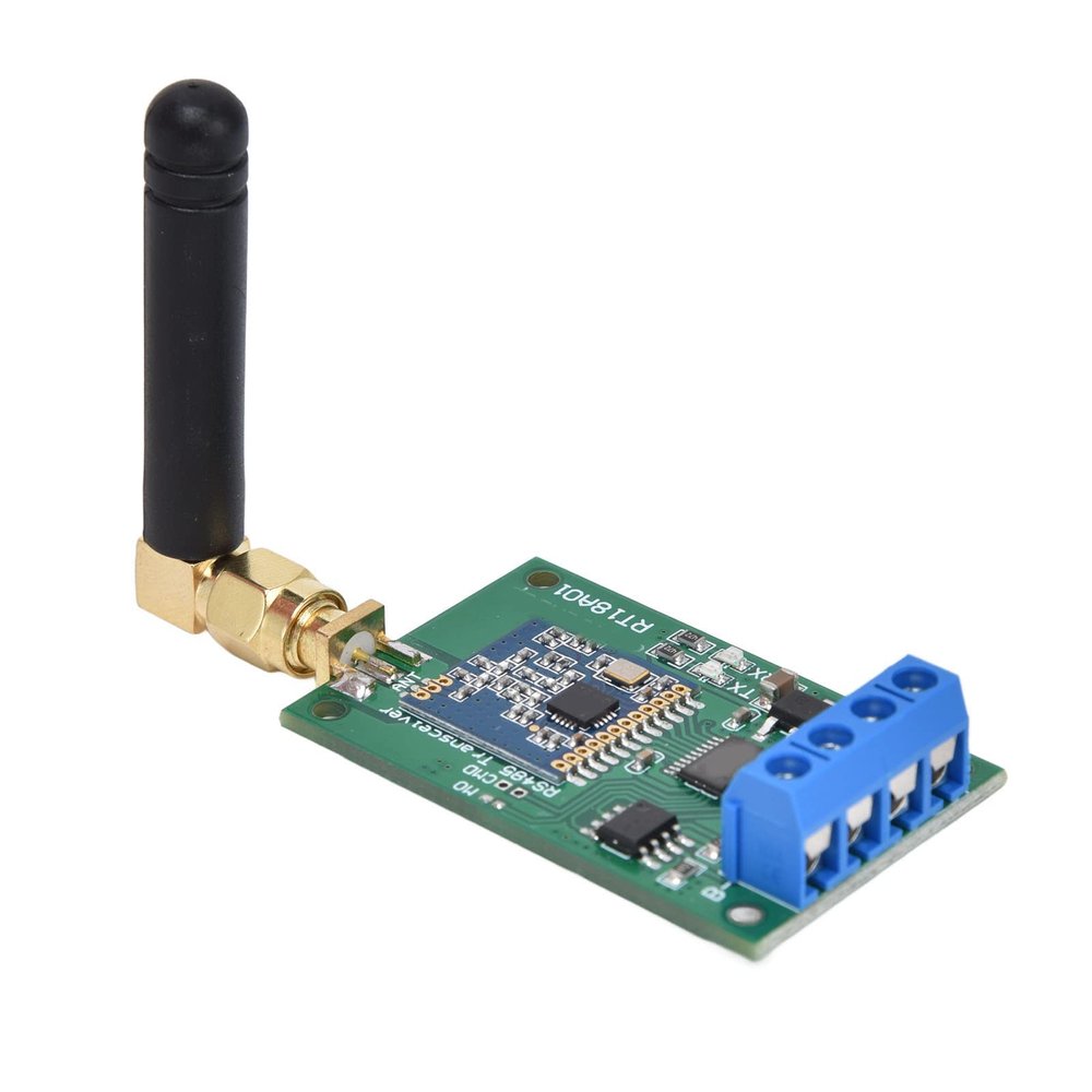 Master Slave Network Transceiver RS485 Repeater UHF FR Module Board RT18A01, 500m, Easy for Electronic Equipment, PCB Material (433MHz)