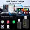 MTAKYA 2025 Upgraded Mini Android Auto and Wireless CarPlay Adapter Convert Factory Wired to Wireless Dongle, USB CarPlay Wireless Stick Android Auto Adapter for iOS 12+/Android No Delay view 4