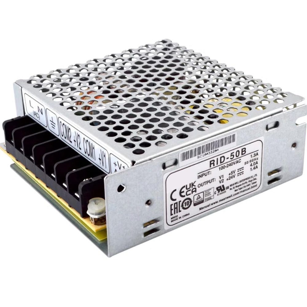 1PC RID-50B 5V 4A 50W Dual Output Switching Power Supply